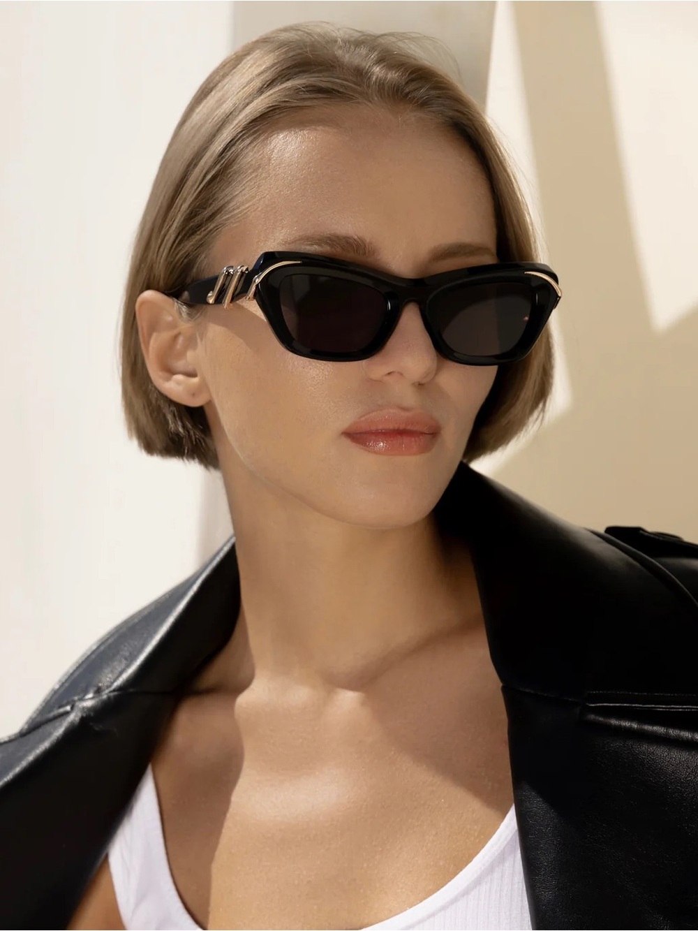 Saint Owens sunglasses MEDUSA BLACK | GREY